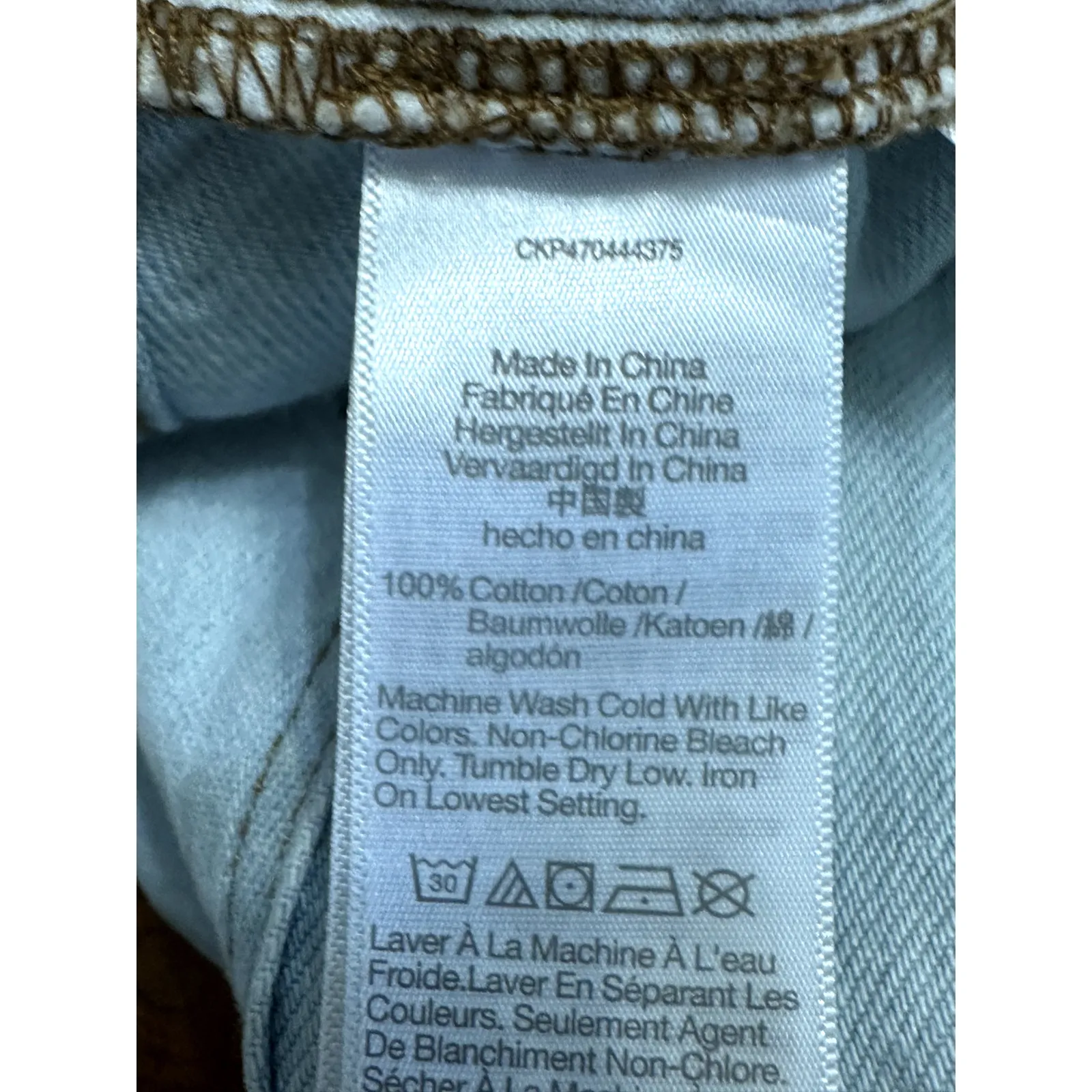 Madewell Slouchy Boyfriend Jeans High Rise Distressed Wrightlane Wash US 24 NWT - Image 8