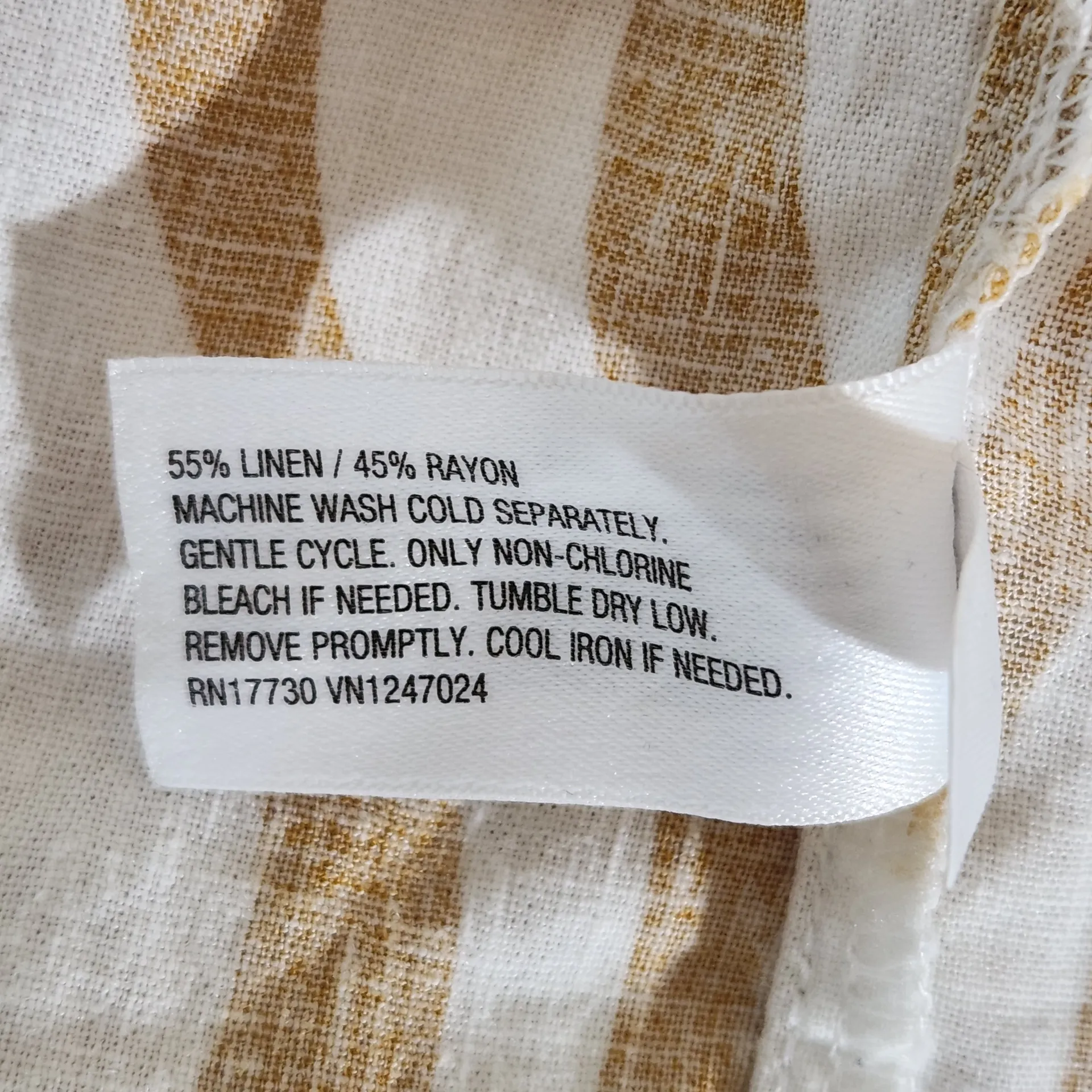 Future Collective Alani Noelle Wave Pattern Mini Dress Size Small Linen Blend White - Image 8