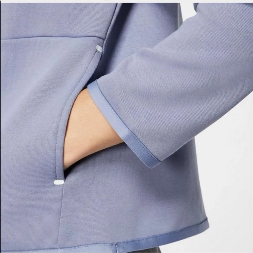 Nike Sportswear Tech Fleece Hoodie Purple Sz Medium Cropped - Image 4