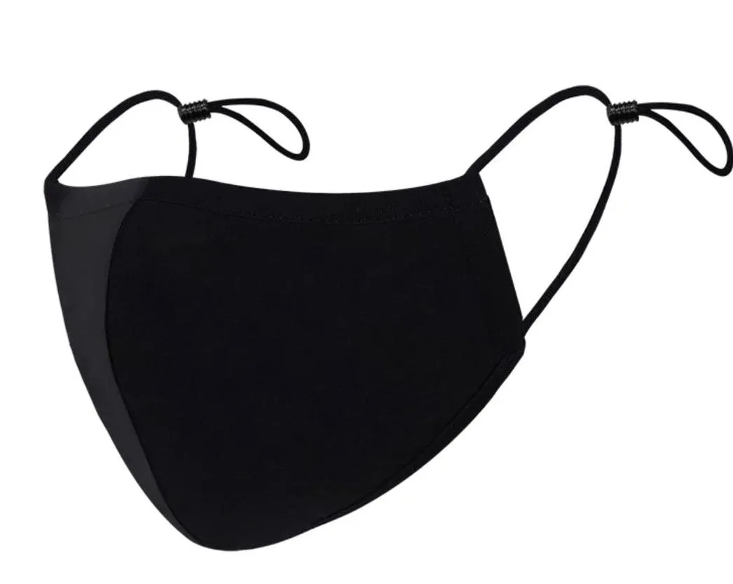 4 Adjustable Protective Face Mask Black - Image 2