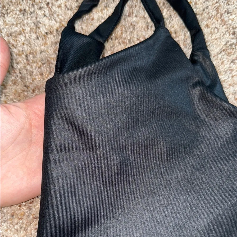 Abercrombie & Fitch Black Crop Top Razor Back Tank - Image 3