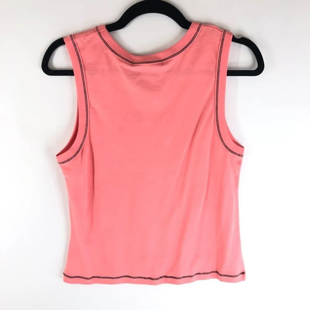 Daydreamer Womens Tank Top Sex Pistols No Future Scoop Neck Pink L - Image 2