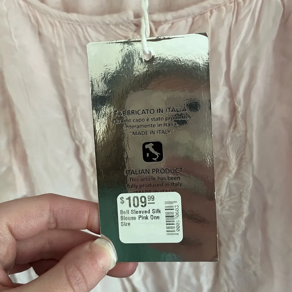 NWT New Fantasy Made in Italy Elegant Pink Women's Top Size undefined - Image 3