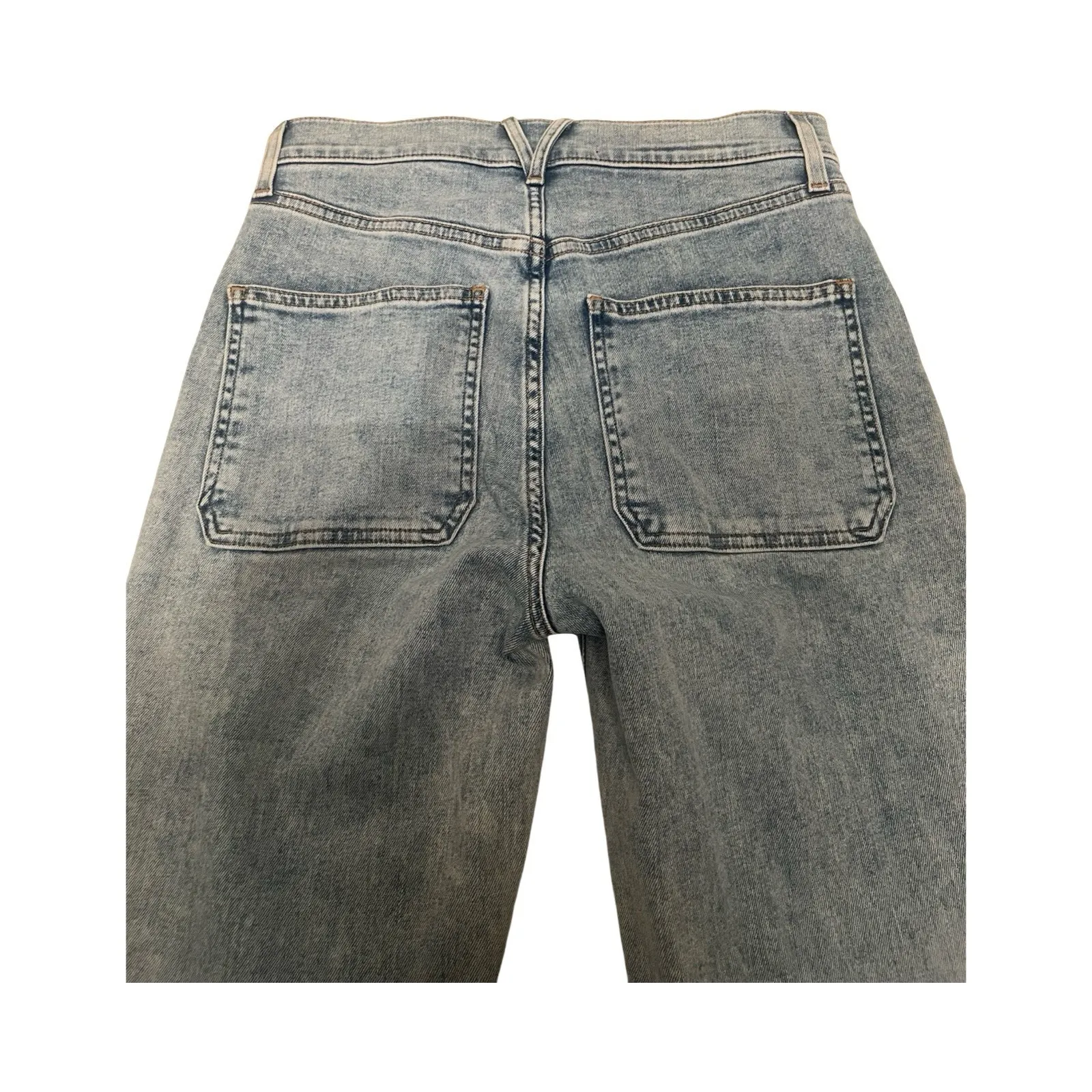 VERONICA BEARD Florence Flare High Rise Jeans Womans Size 27 Light Wash - Image 5