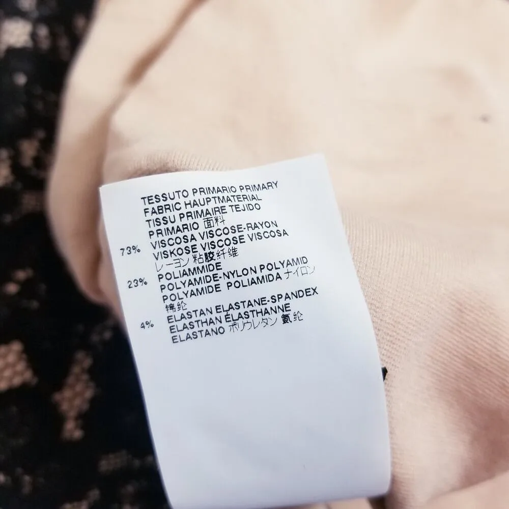 Just Cavalli Lace Mermaid Black Dress Long Sleeves - Image 12