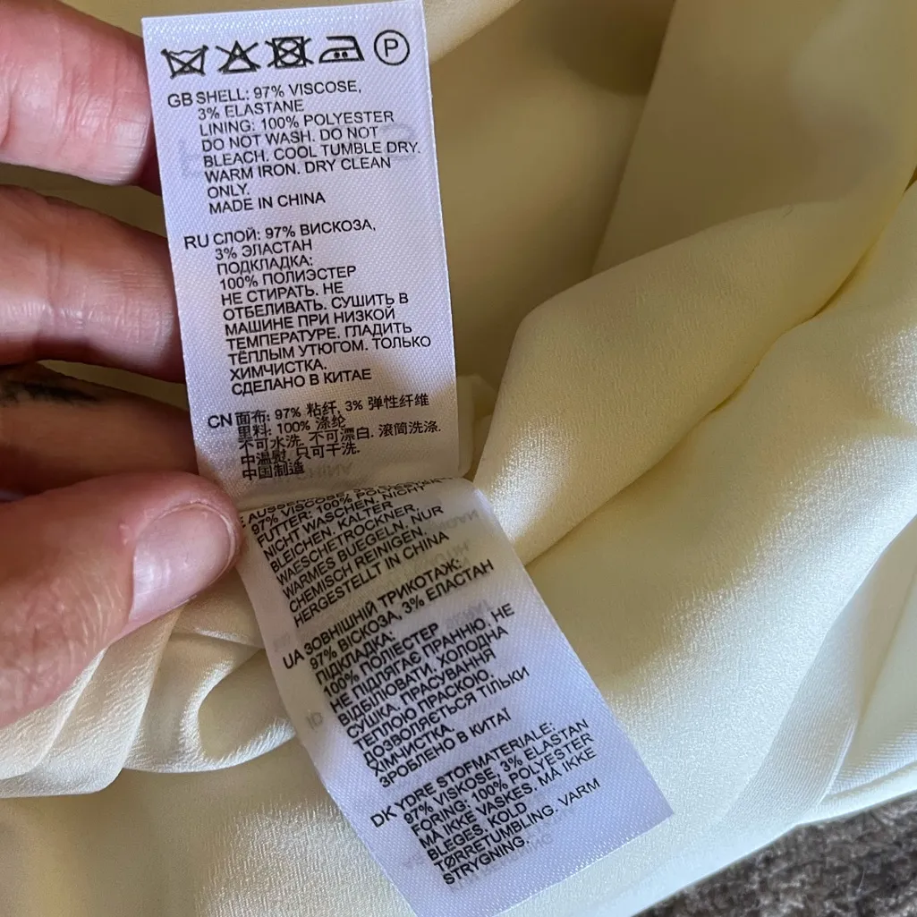 REISS NEW Riana Color Block Bodycon midi mini Dress Size 6 Woman’s - Image 10