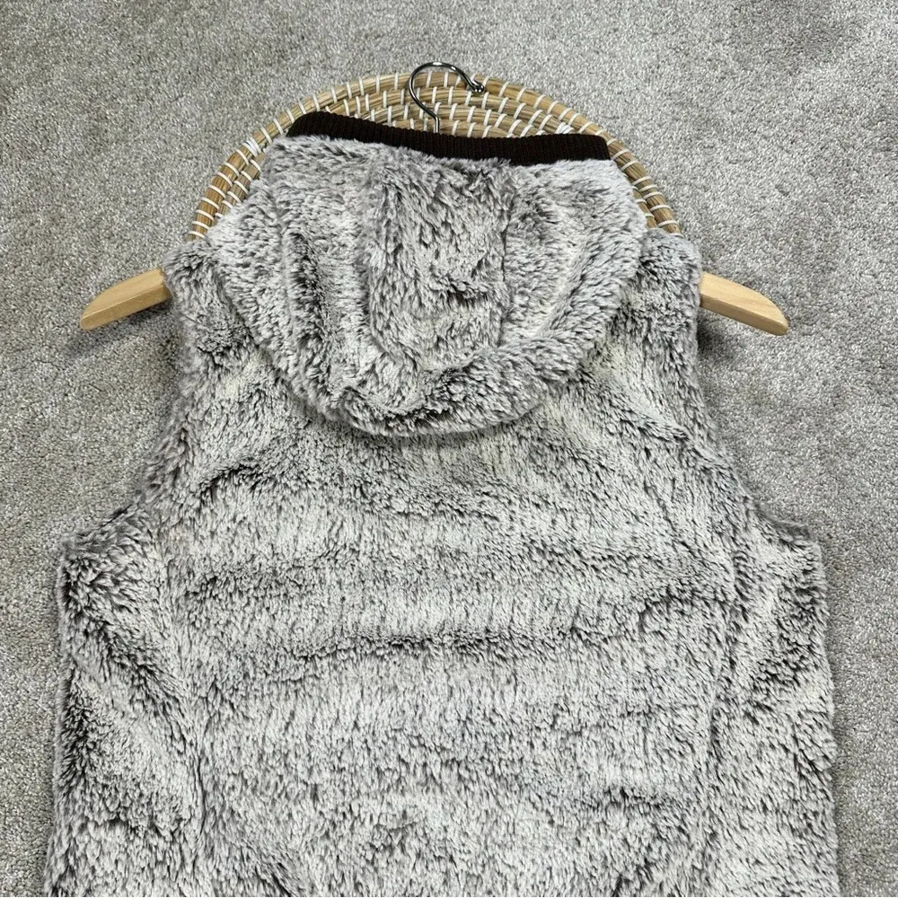 Patagonia Women’s Conejo Vest Hooded Fleece Fuzzy Full Zip in Java Brown Size S - Image 7