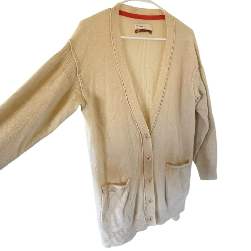Anthropologie Pilcro Cashmere Kelly Boyfriend Cardigan - Image 5