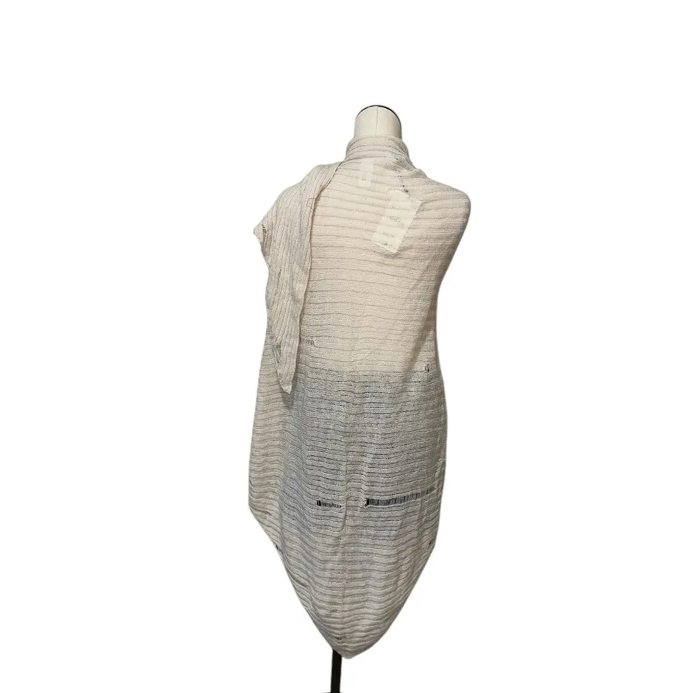 NWT ZARA RIPPED KNIT CAPE Cardigan Neck Warmer - Image 6