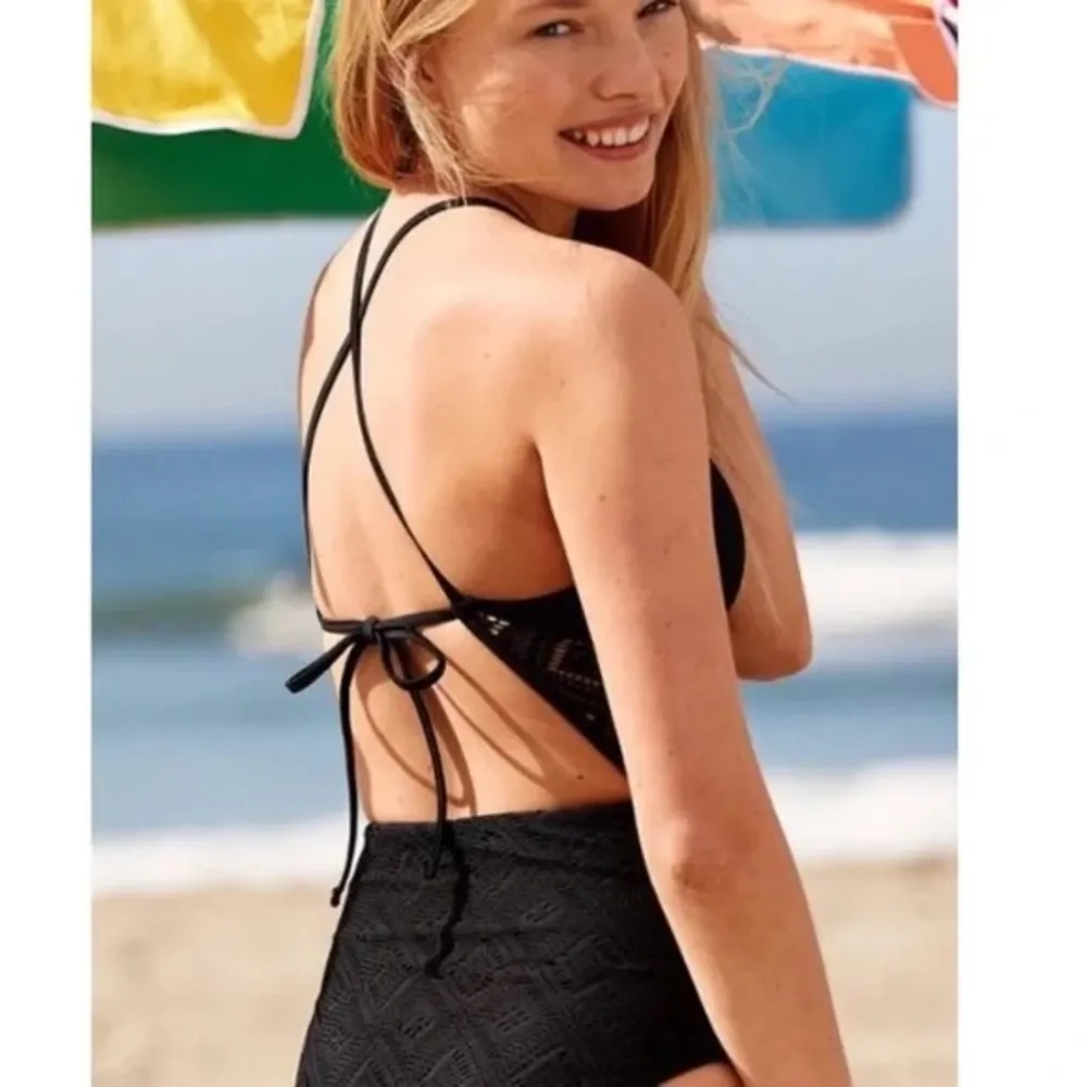 Aerie Criss cross back crotchet one piece swim - Image 7