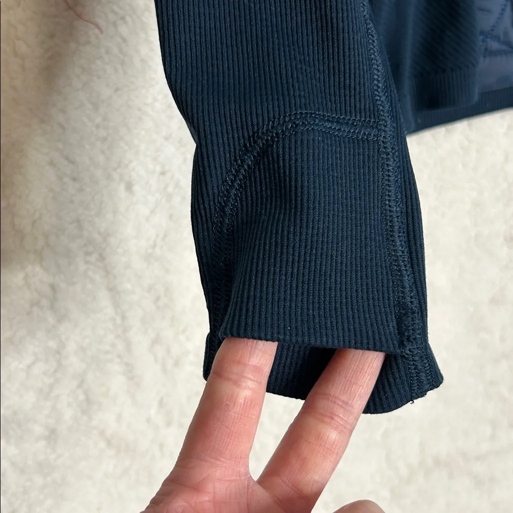 Athleta Flurry Force Insulated PrimaLoft Jacket Lagoon Teal Green Fitted Small - Image 5