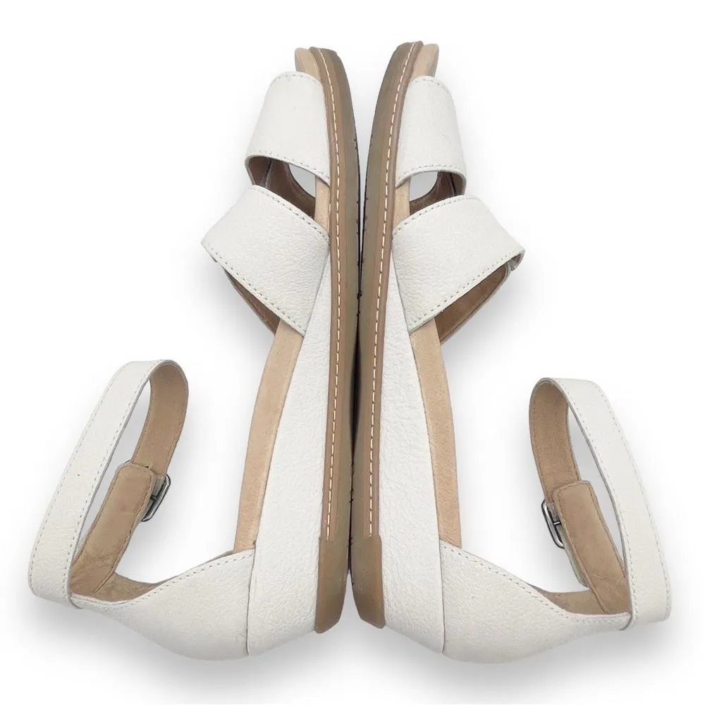 Dansko Astrid Sandals Textured Ivory Nubuck Leather Comfort Shoe Size 42 | 11.5 - Image 12