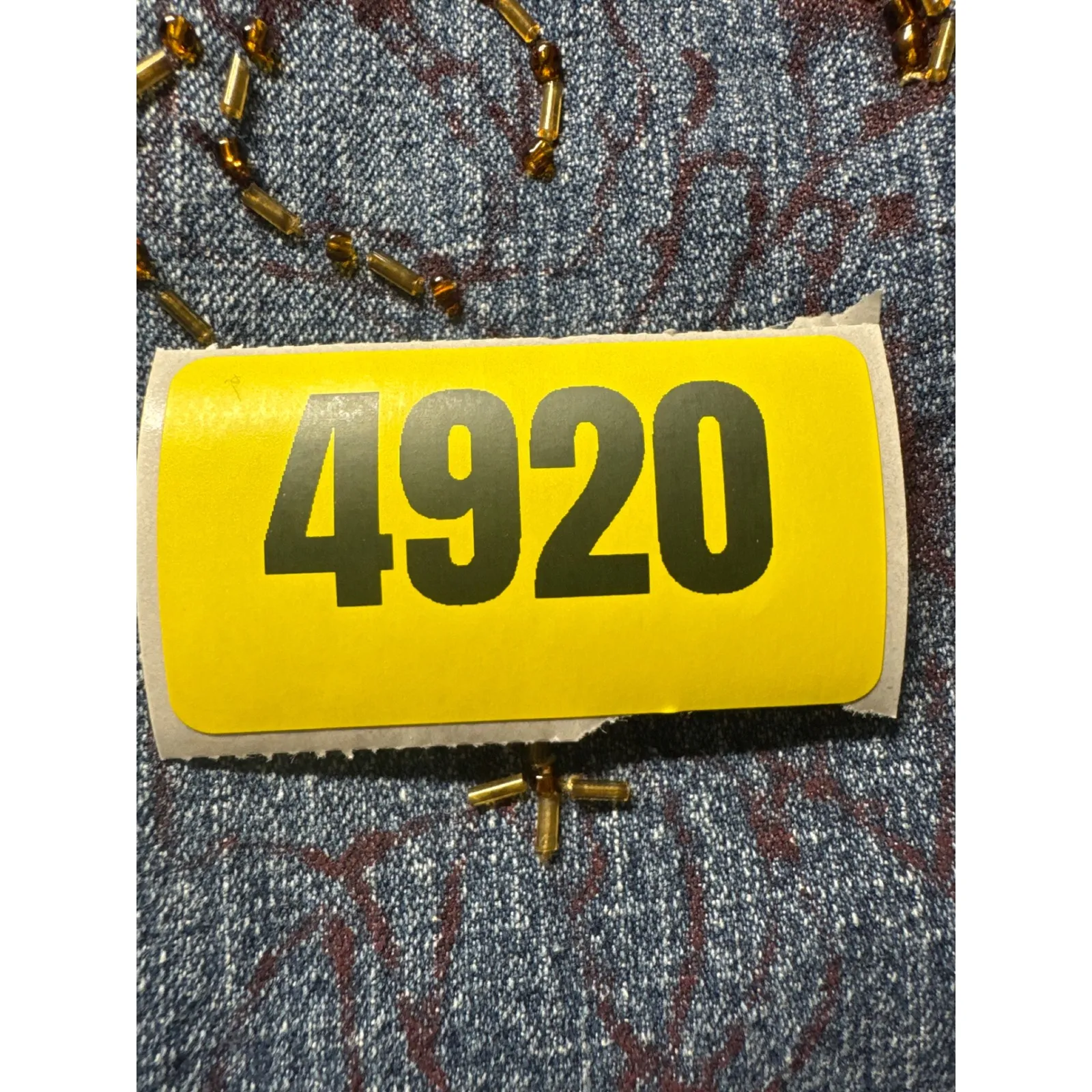 Squeeze Jeans Women's 16W Embroidered Flower Bootcut Denim Pants Blue - Image 15