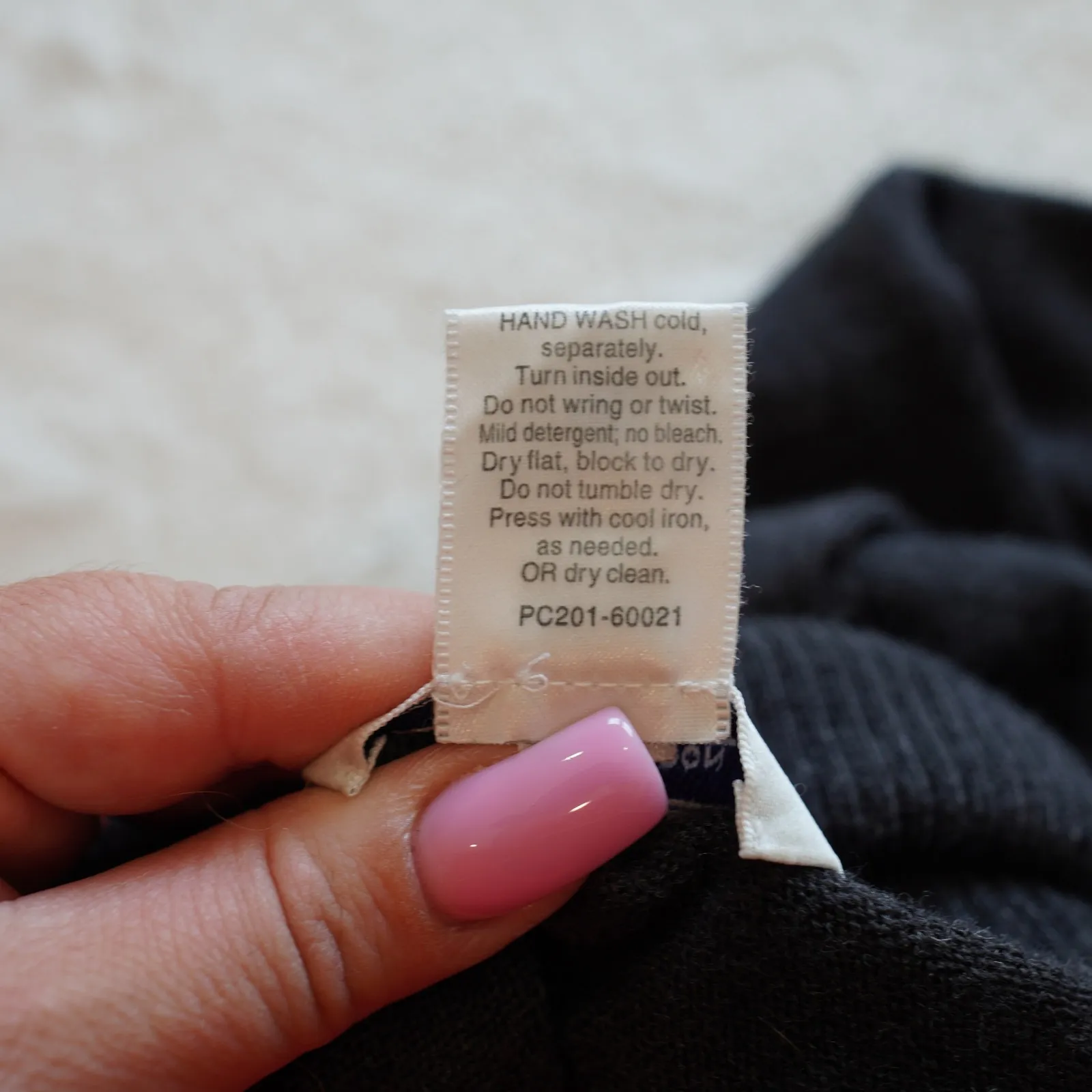 Pendleton Petite Charcoal Gray Merino Wool Turtleneck Sweater Size P S Academia - Image 6