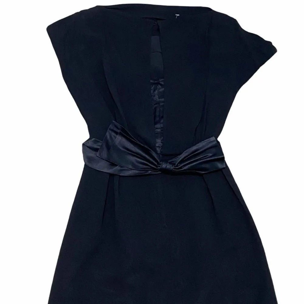 Carlye‎ VTG Vintage 60s Little Black Party Dress XS Black - Image 10