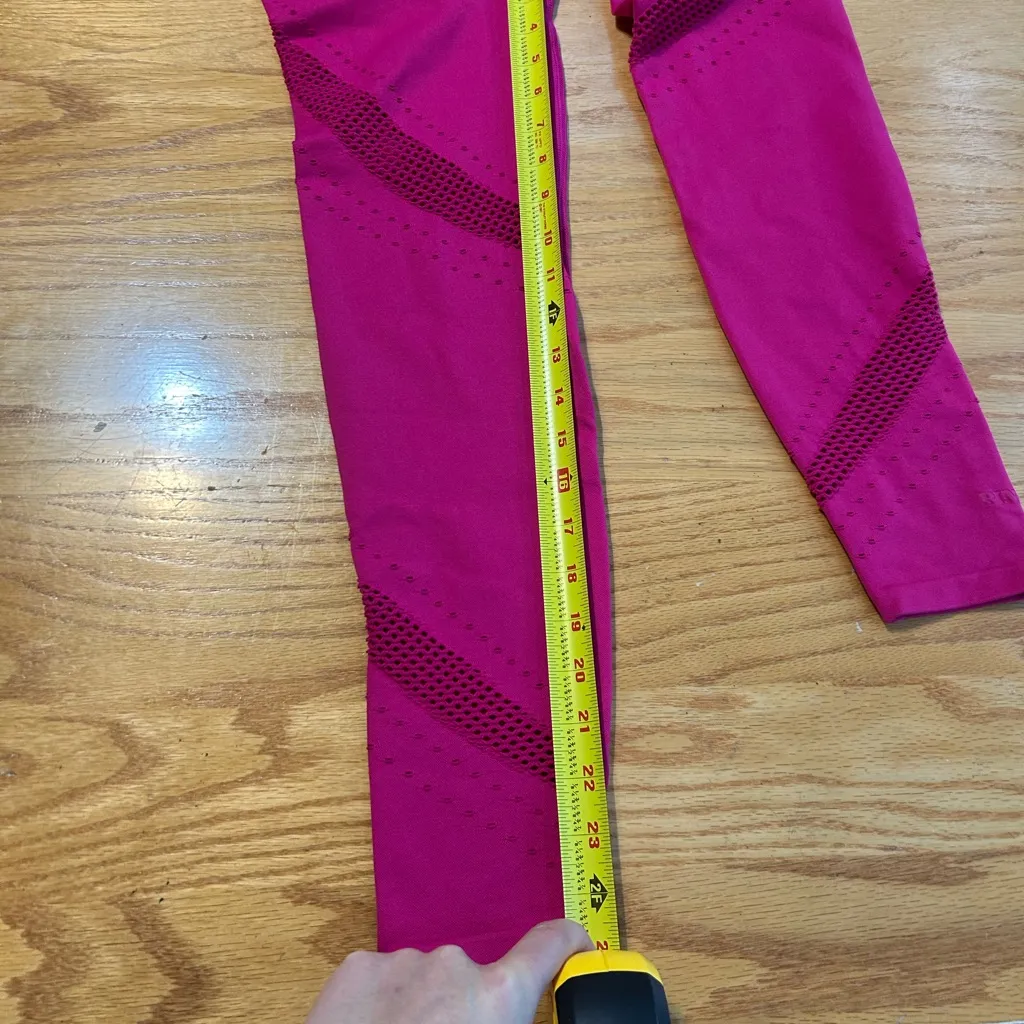 Pink Victoria’s Secret Seamless Classic Leggings Perforated Mesh Pink Small - Image 8