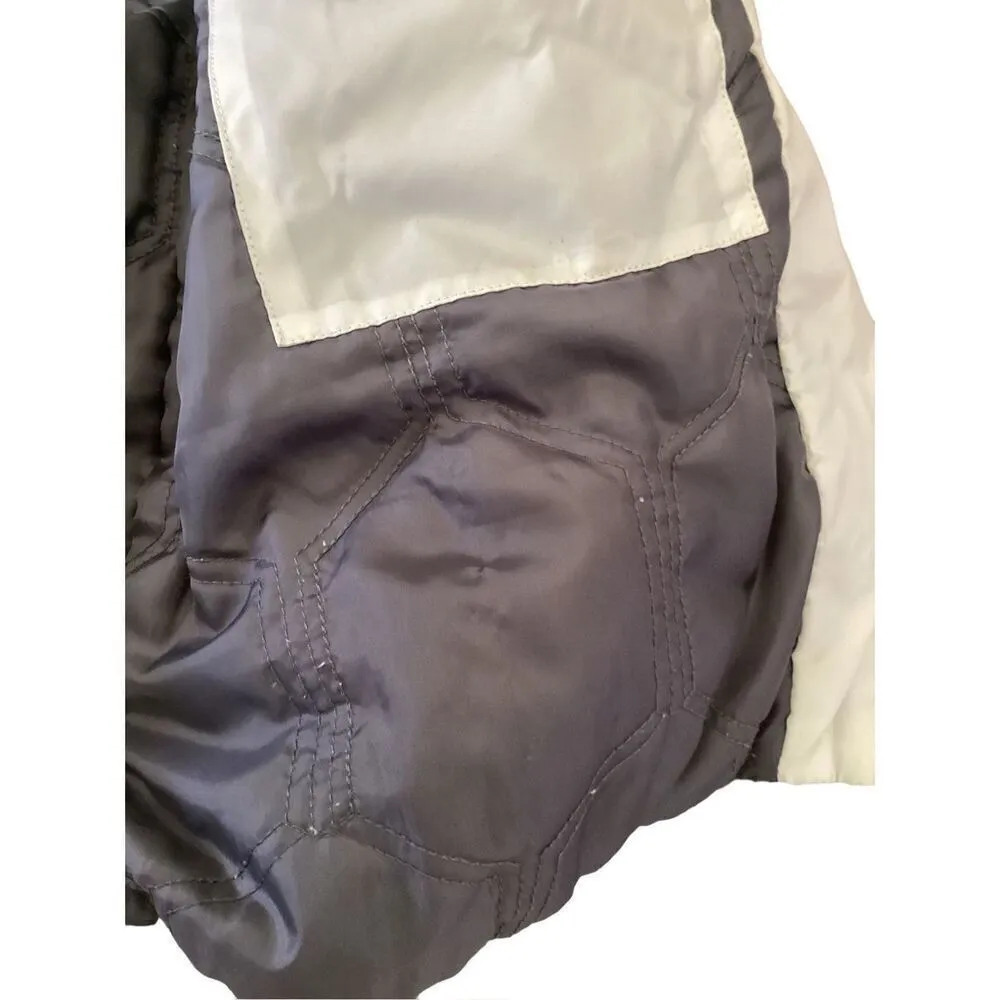 Clockhouse Puffer Sweater Coat Winter Ski Snowboard White Size M - Image 10