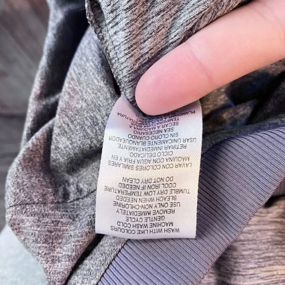 Mondetta Womens Luxury Hoodie Performance Pullover stretch Purple Gray Medium - Image 9