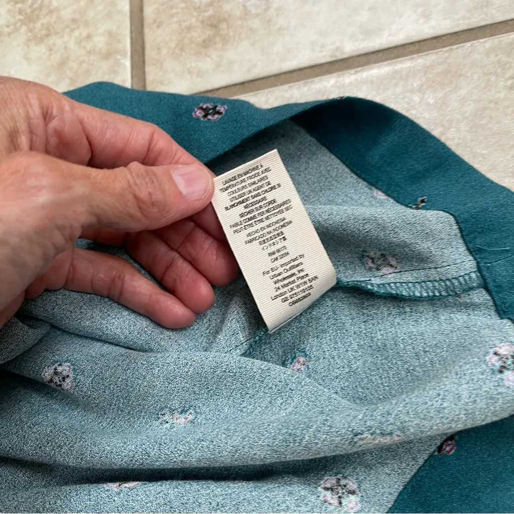 $128‎ NWT FREE PEOPLE SzS LOVE GROWS LONG SLEEVE ROMPER GREEN COMB - Image 8