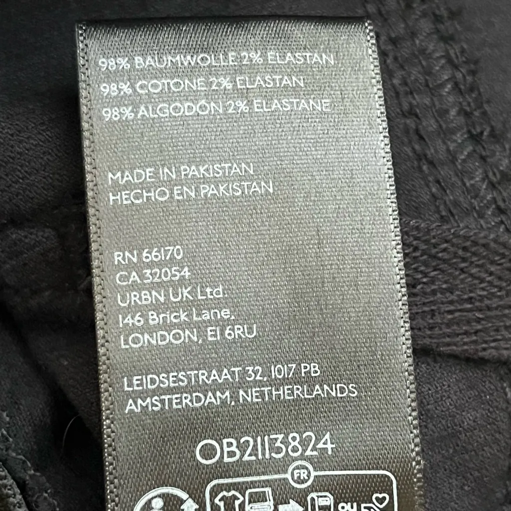 Free People We the free Curvy Karma corduroy flare pants black medium NEW - Image 9