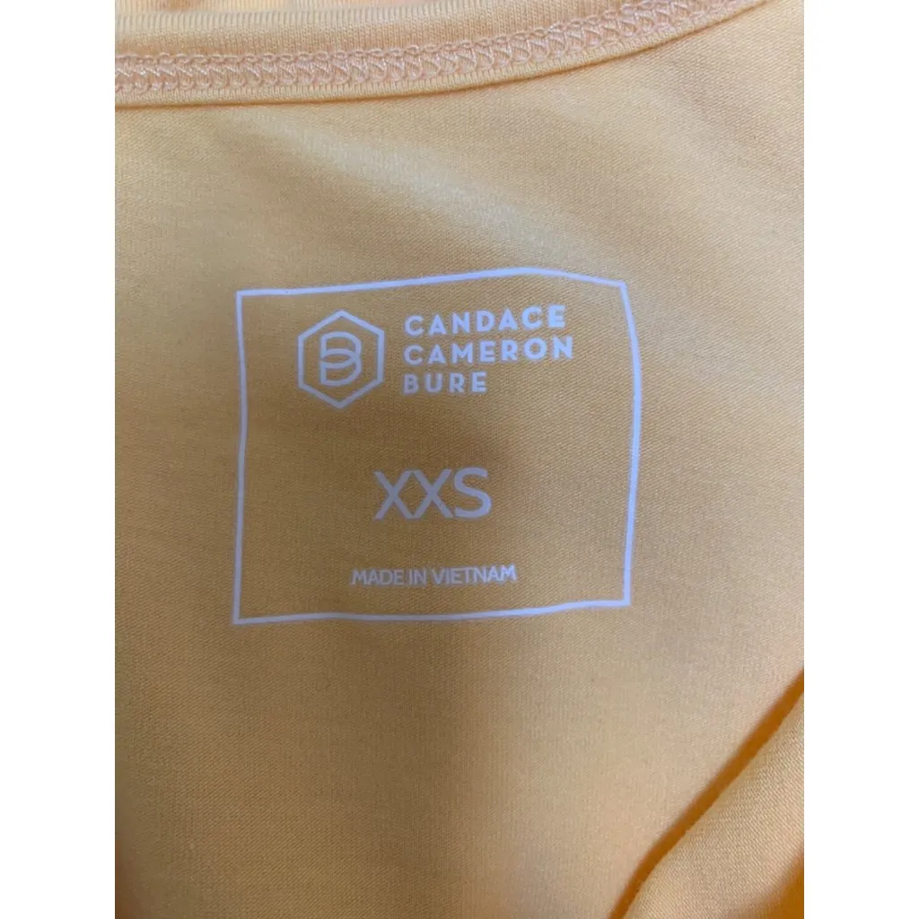 Candace Cameron Bure XXS Yellow Short Sleeve T - Image 4