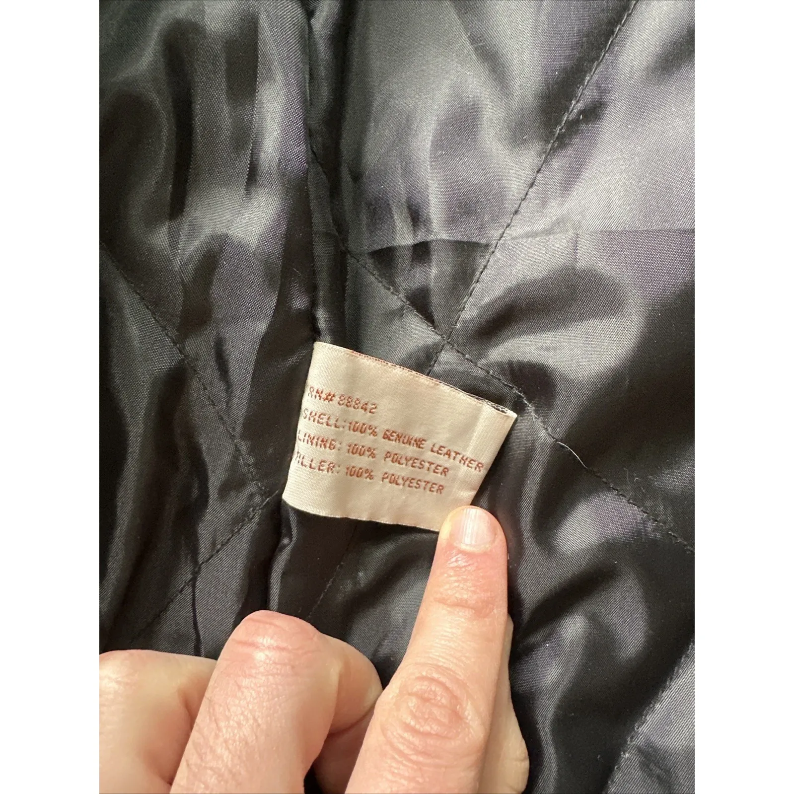 Vintage Western 100% Genuine Leather Jacket Black Hook Fringed Rodeo Cowgirl Size XL - Image 13