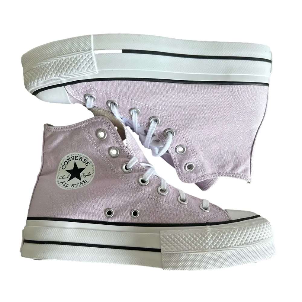 Converse Chuck Taylor All Star Lift Hi Women's Lilac Shoe Size 7 #B1231 - Image 7