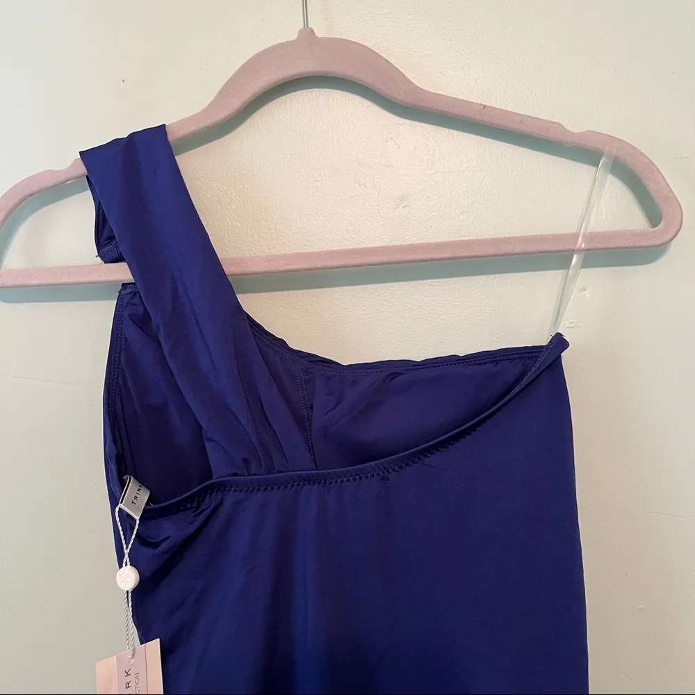 Trina Turk Swim Getaway One-Piece Bathing Suit in Solid Royal Blue Sz 6 NWT Gift - Image 11