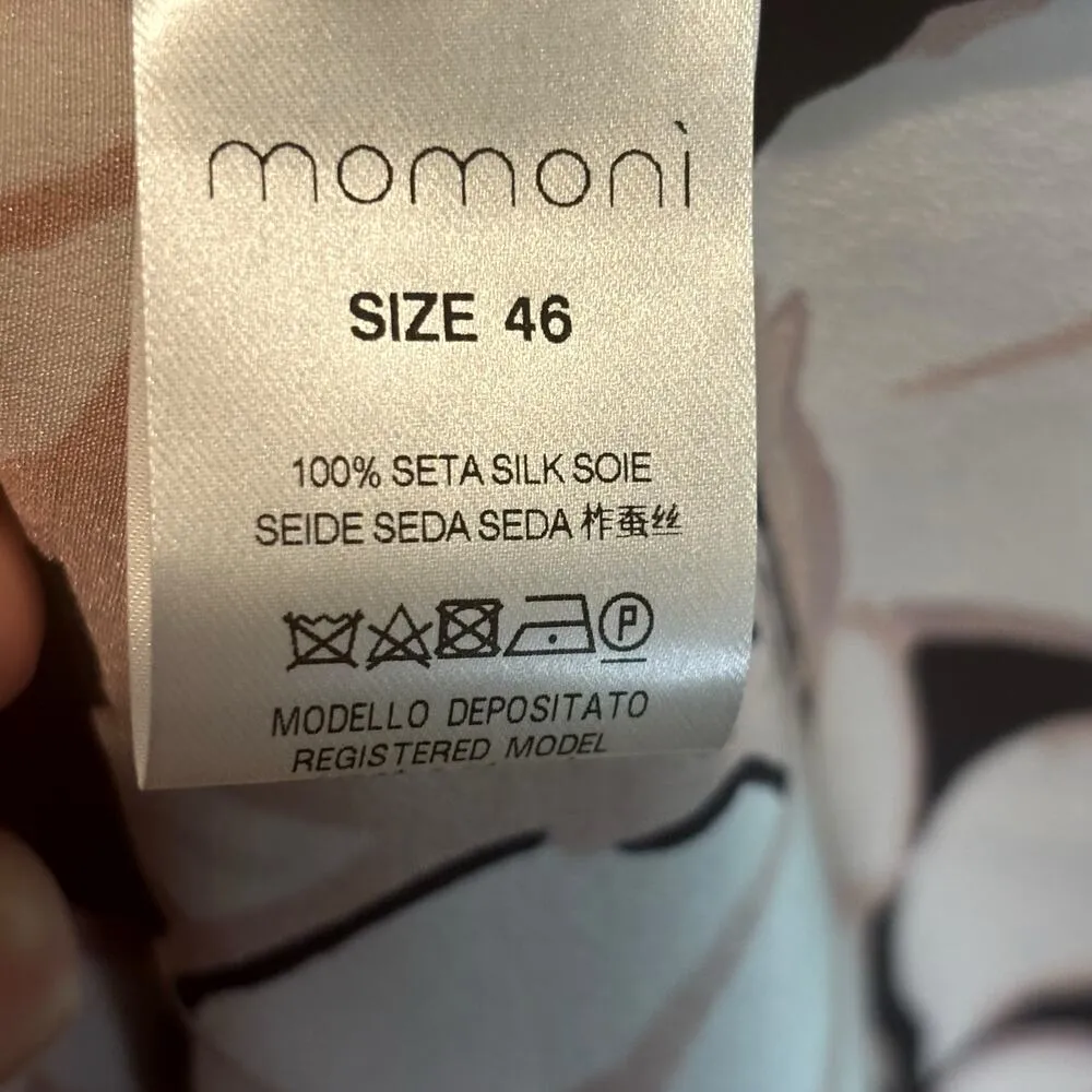 Momoni Varese Floral Silk Midi Dress - Image 5