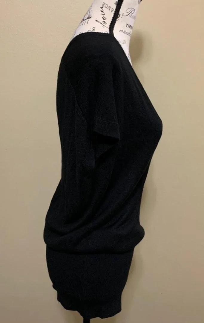 White House Black Market Black Cover Up Top XS - Image 2