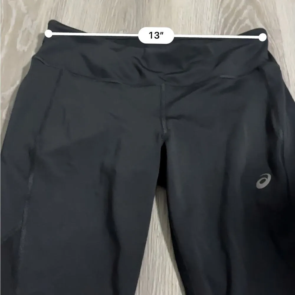 ASICS Black W Capri Low Rise Leggings Size M‎ - Image 7