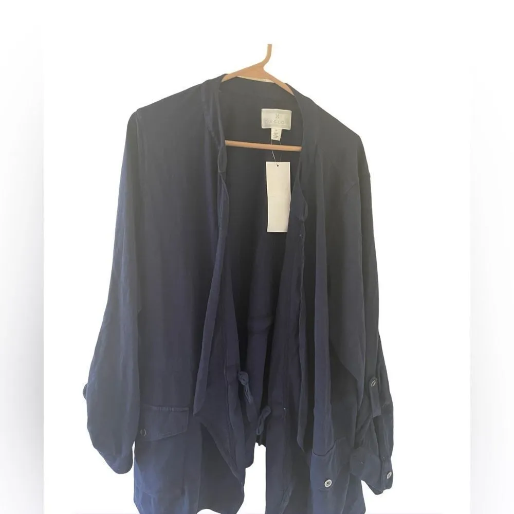 Caslon Utility Jacket Navy Blue size 4x - Image 2