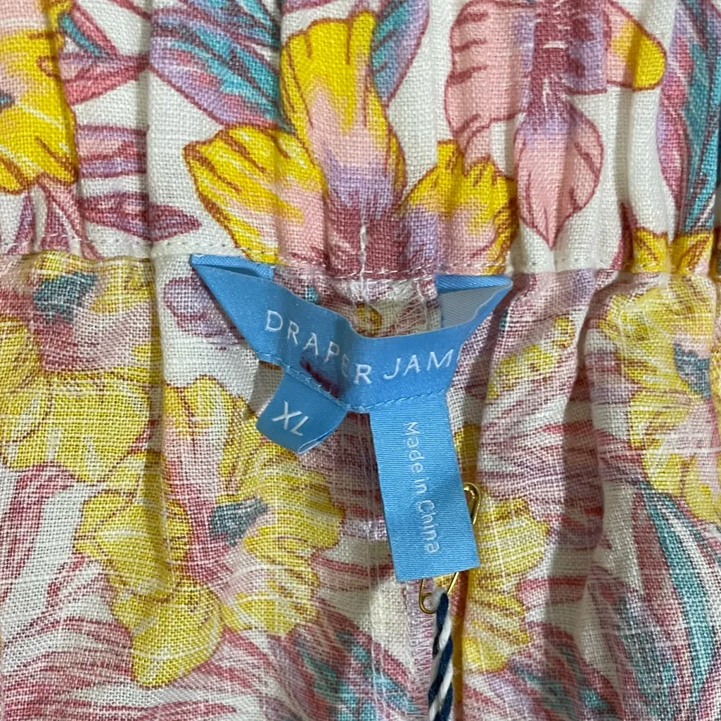 NWT Draper James Woven Pull On Shorts Tropical Print - Image 6