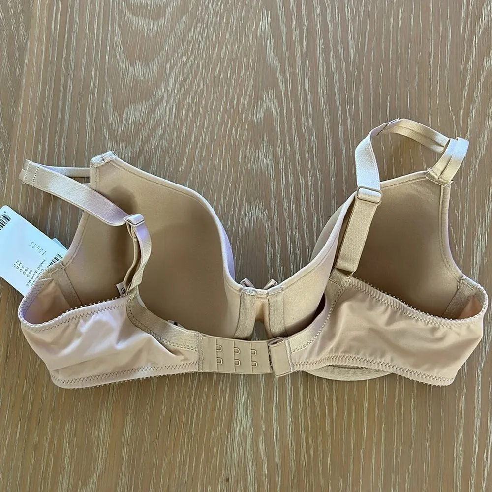 SOLD CHANTELLE Basic Invisible Smooth Support T-Shirt Bra - Beige, Size 34D, NWT - Image 7