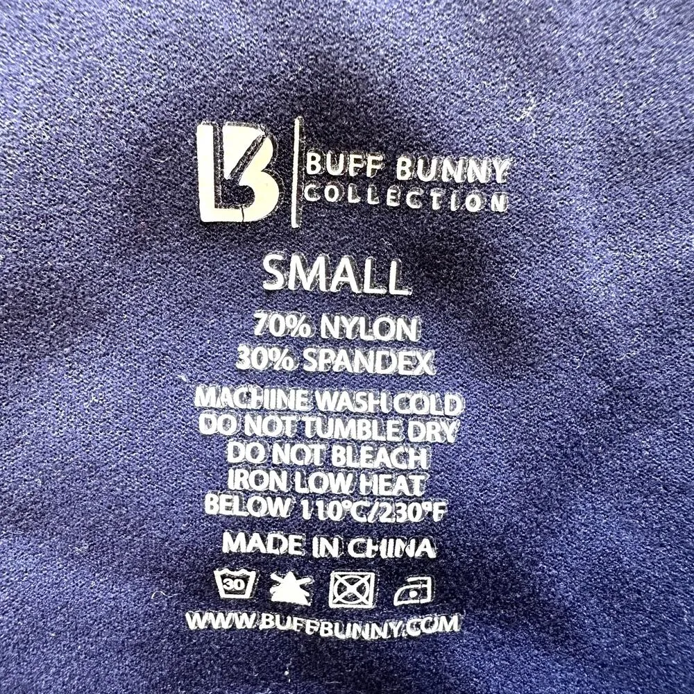 Buffbunny Legacy Legging Rainfall Navy Blue Athletic Shaping Compression S - Image 4