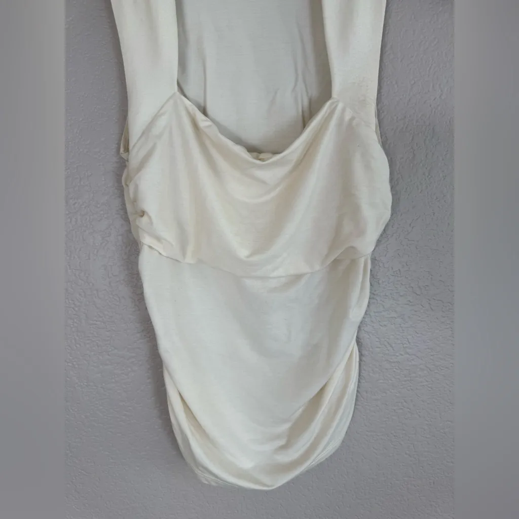 Reformation Greyson Knit Sleeveless Top in Cream size Medium $68 - Image 7