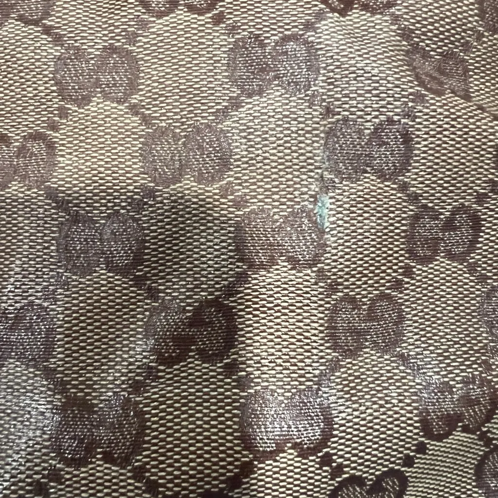 Gucci Hysteria Beige Crystal GG Shoulder Bag - Image 7