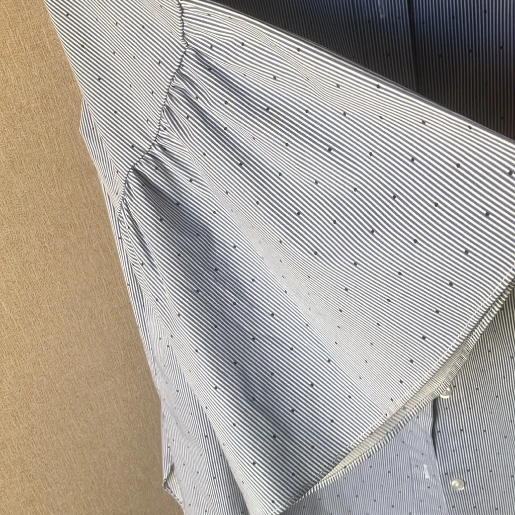 Counterparts Blue and White Striped Blouse medium - Image 2