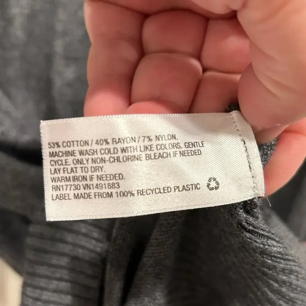 Merona Yellow and Gray Fair Isle‎ Yoke Sweater women’s size Large NWT - Image 7