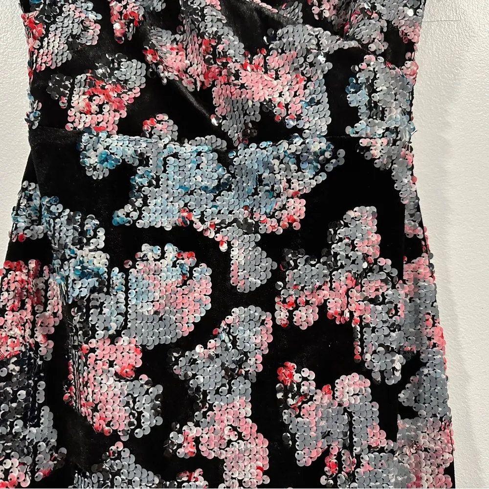 Dress The Population Jaleah Sequin Dress Small S - Image 4