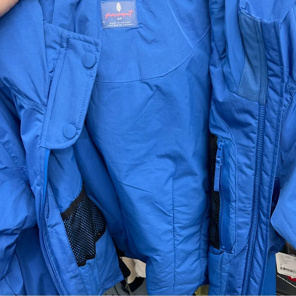 NWT Free People Movement Powder Vixen Ski Jacket Small Blue - Image 5