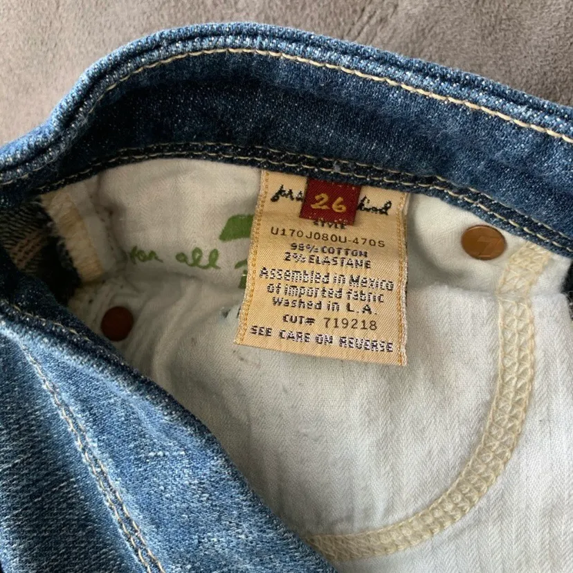 7 For All Mankind Flynt Bootcut Jeans Size 26 - Image 6