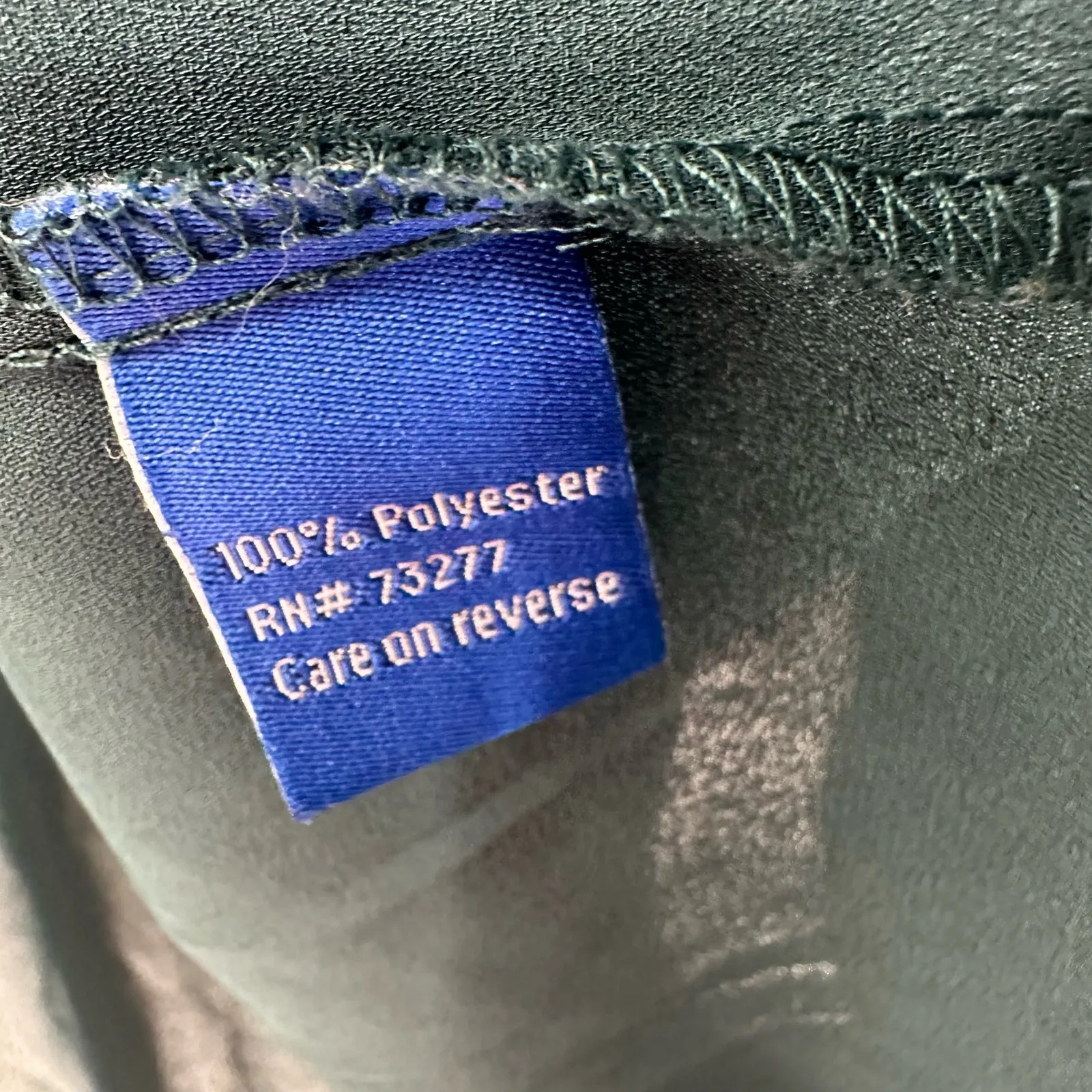 APT 9 Size 3X Blouse Green Hidden Button Up Double‎ Pocket Loose Flowy Workwear - Image 6