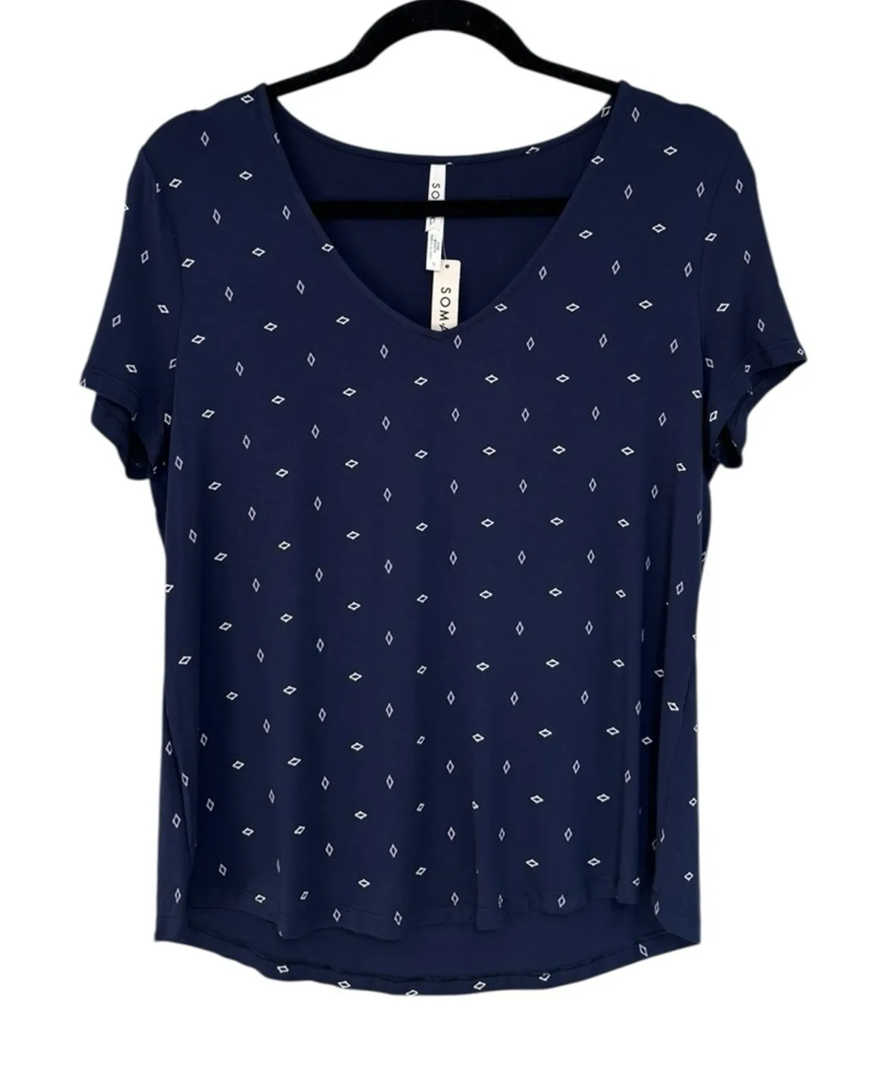 NWT Soma Cool Nights Short Sleeve Pajama Tee in Shine Bright Lavender - Size S - Image 1