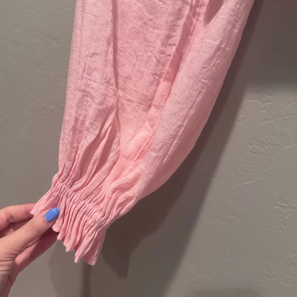 Princess‎ Polly Pink Long Balloon Sleeve Cropped Top Size 0 - Image 6