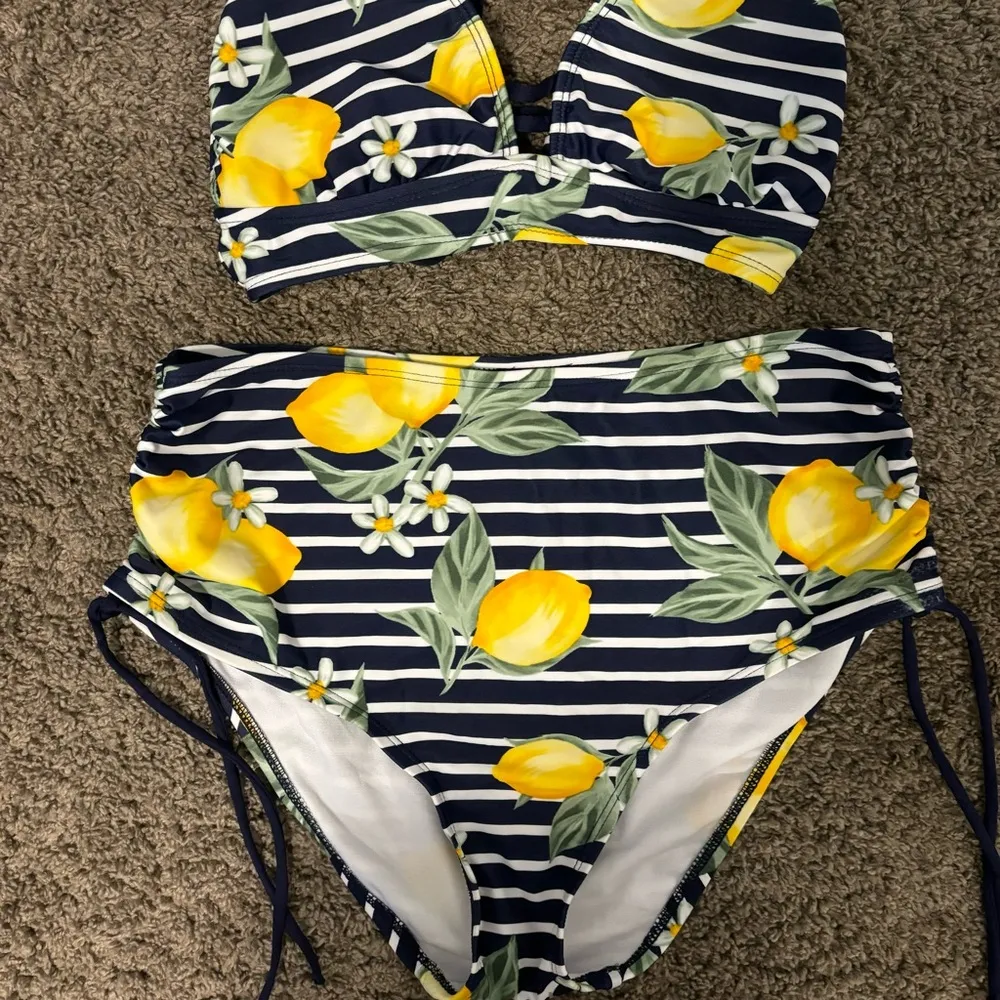 Kona Sol Lemon Bikini Set - Image 4