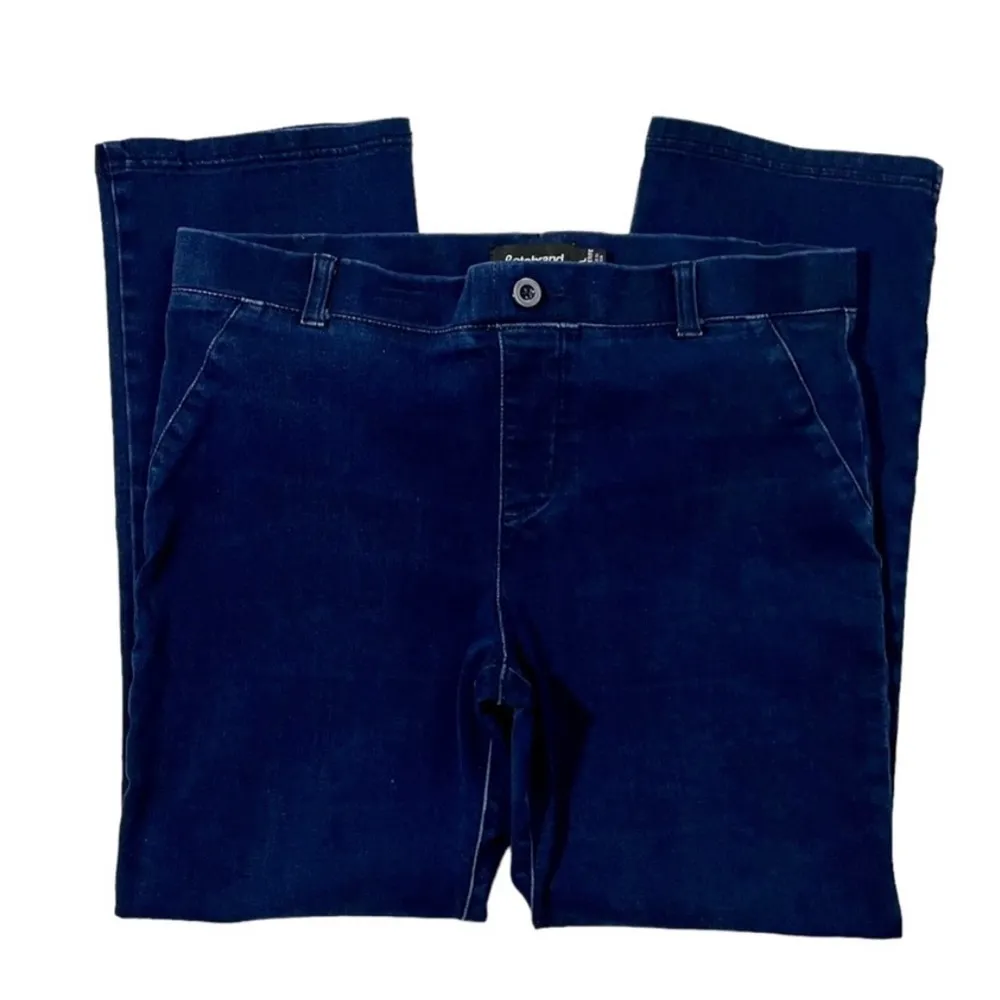 Betabrand Straight Leg Yoga Denim Jeans - Image 4