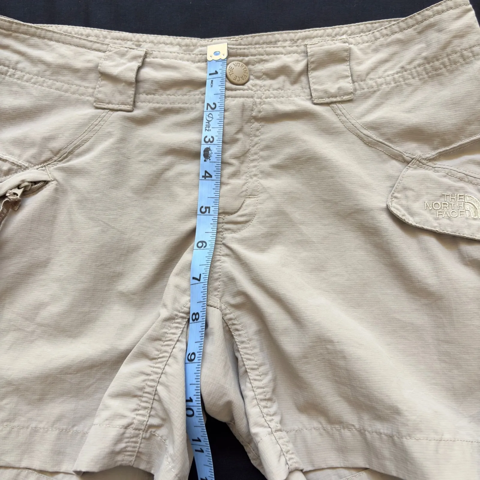The North Face Hiking Shorts Stow‎ Pocket Activewear Outdoor Womens Size 2 - Image 9