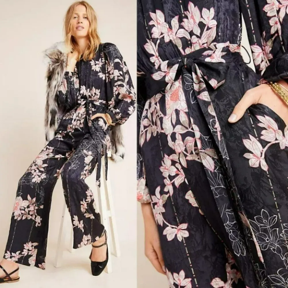 Anthropologie Harlyn Audria Jacquard Jumpsuit Size Small NWOT $170 - Image 2