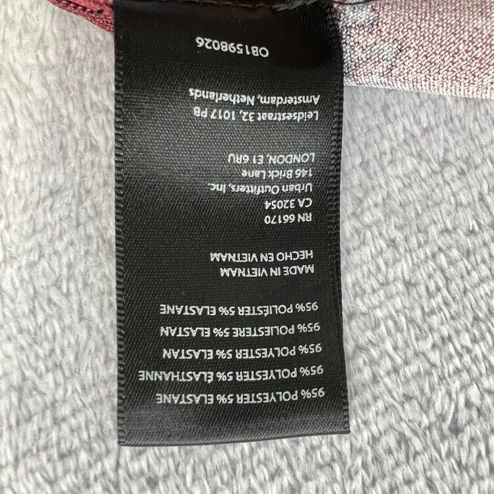 Urban Outfitters Womens XS UO Nyx  Ankle Back Zip Hem Pant Floral Print Skinny‎ - Image 5